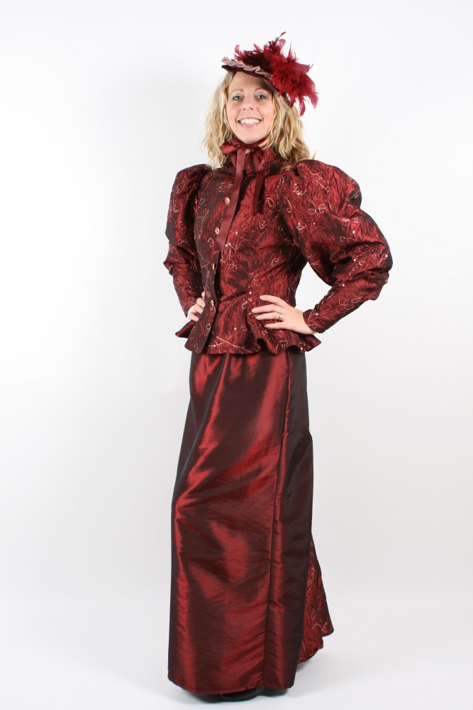 Ladies Victorian Edwardian Day Costume Size 10 - 12 Image